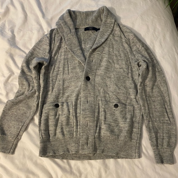 J. Crew Other - JCrew Lambswool Shawl Collar Button Cardigan
